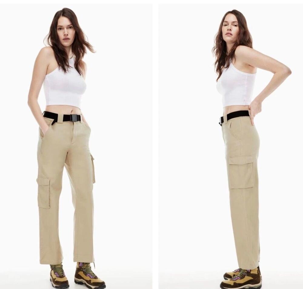 Aritzia TNA Belted Cargo Pants - L